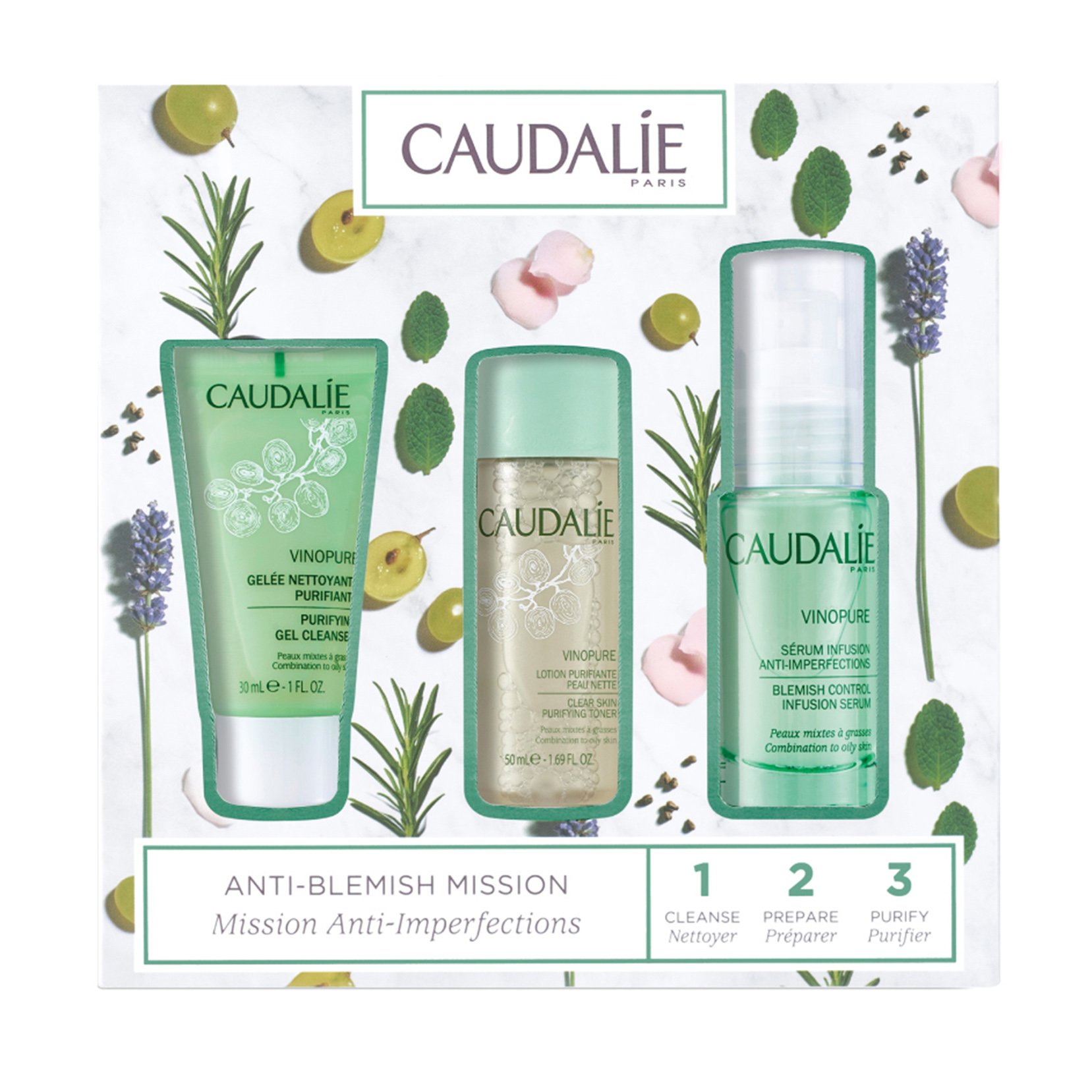 Caudalie Πακέτο Προσφοράς Vinopure Anti-Blemish Mission