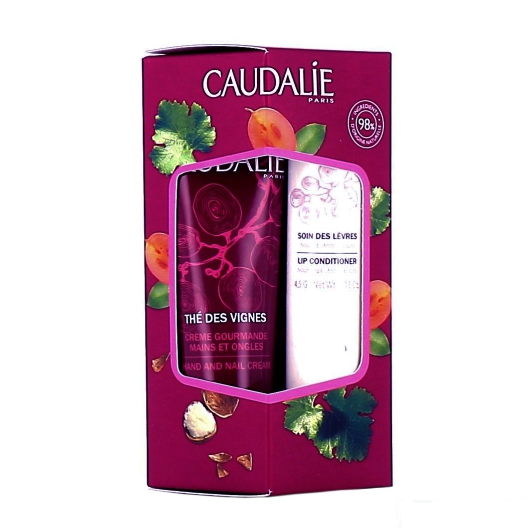 Caudalie Πακέτο Προσφοράς Duo Lip Conditioner 4.5g & The Des Vignes Hand and Nail Cream 30ml