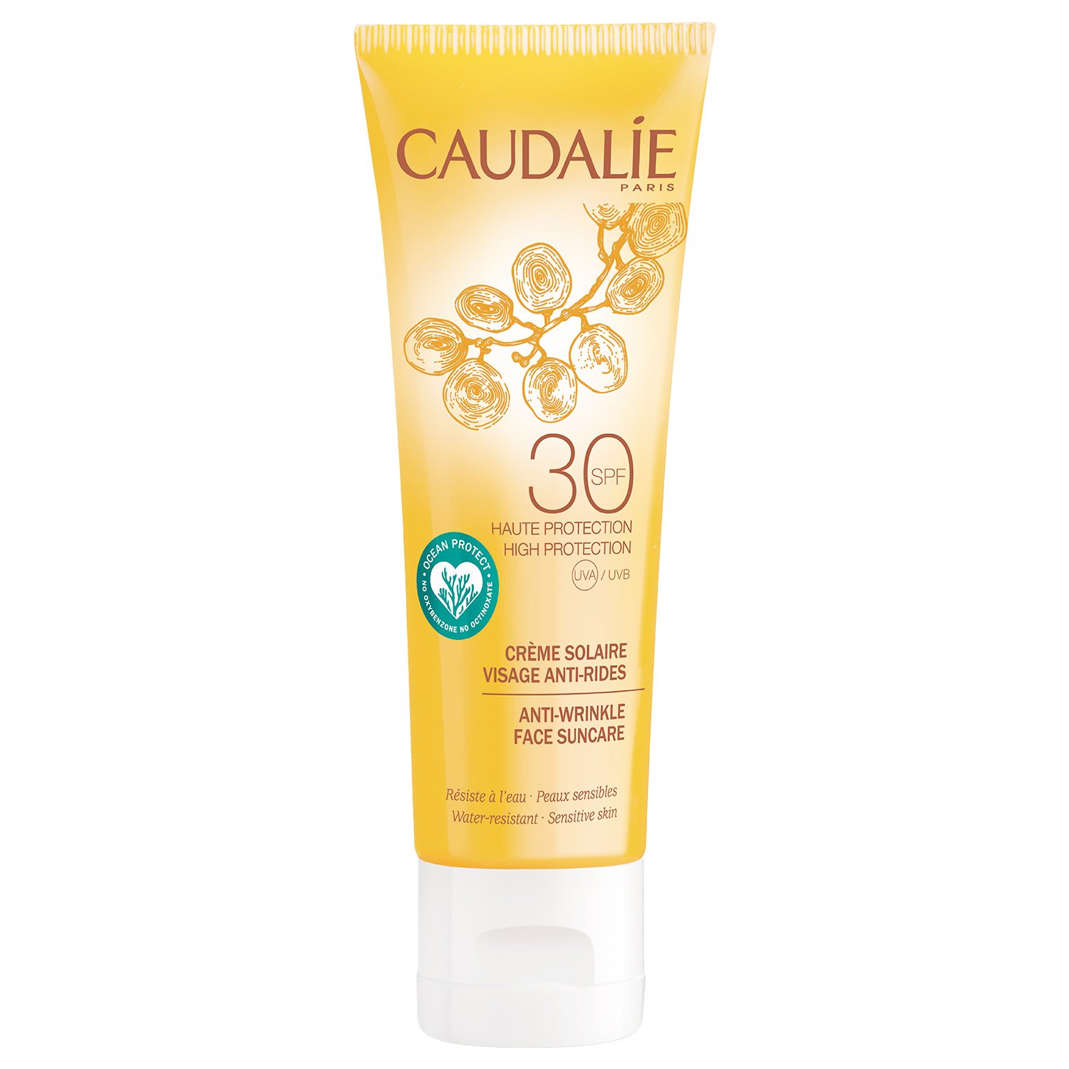 Caudalie Anti-Wrinkle Face Suncare Spf30 Αντηλιακή Αντιγηραντική Κρέμα Προσώπου Υψηλής Προστασίας 50ml