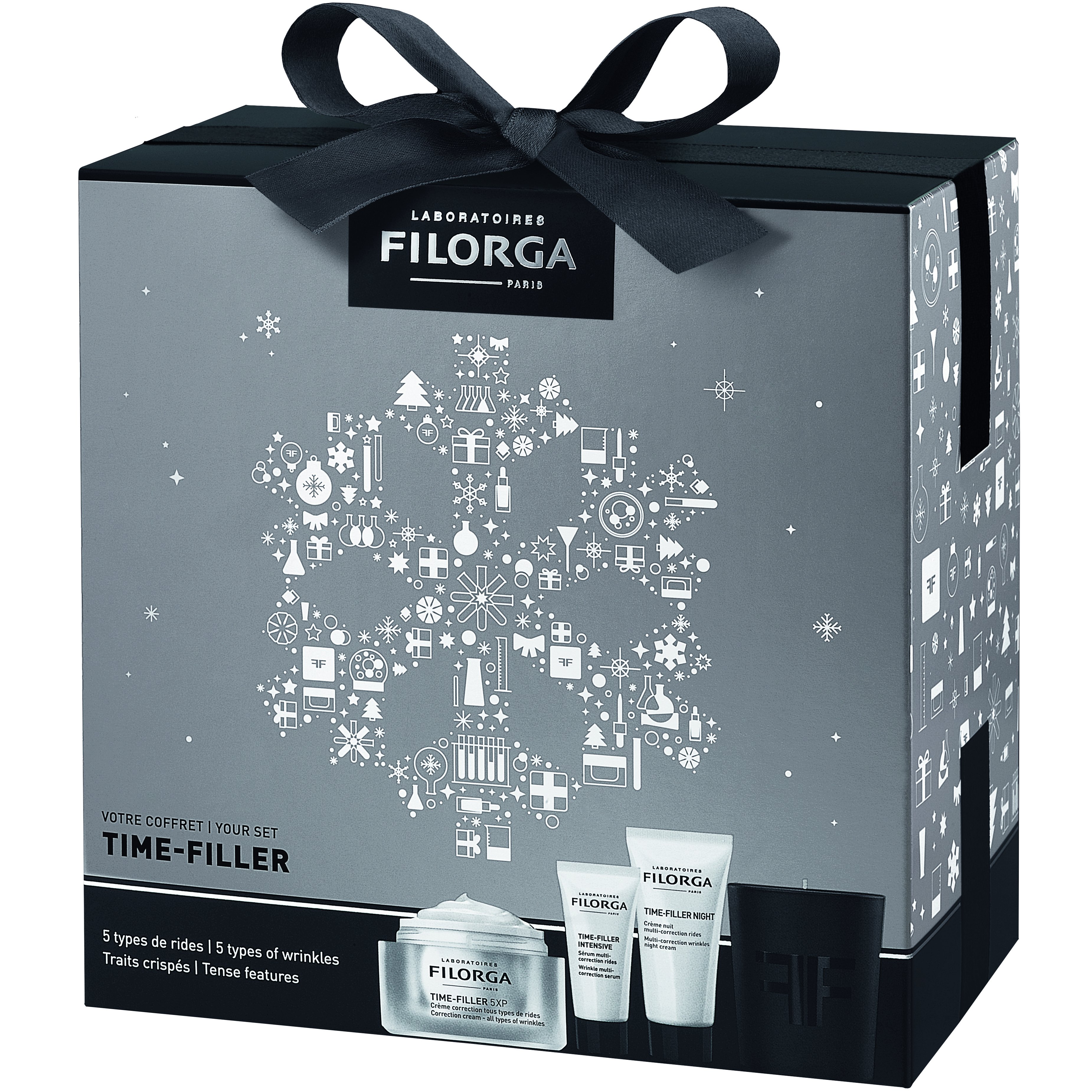 Filorga Gift Set Time-Filler 5XP Wrinkle Correction Cream 50ml & Δώρο Intensive Wrinkle Multi-Correction Serum 7ml & Multi-Correction Wrinkles Night Cream 15ml & Αρωματικό Κερί