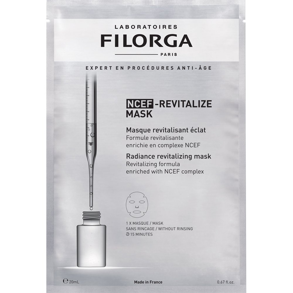 Filorga Ncef-Revitalize Face Sheet Mask Μάσκα Προσώπου Μιας Χρήσης για Πολλαπλή Αναζωογόνηση & Λάμψη 20ml