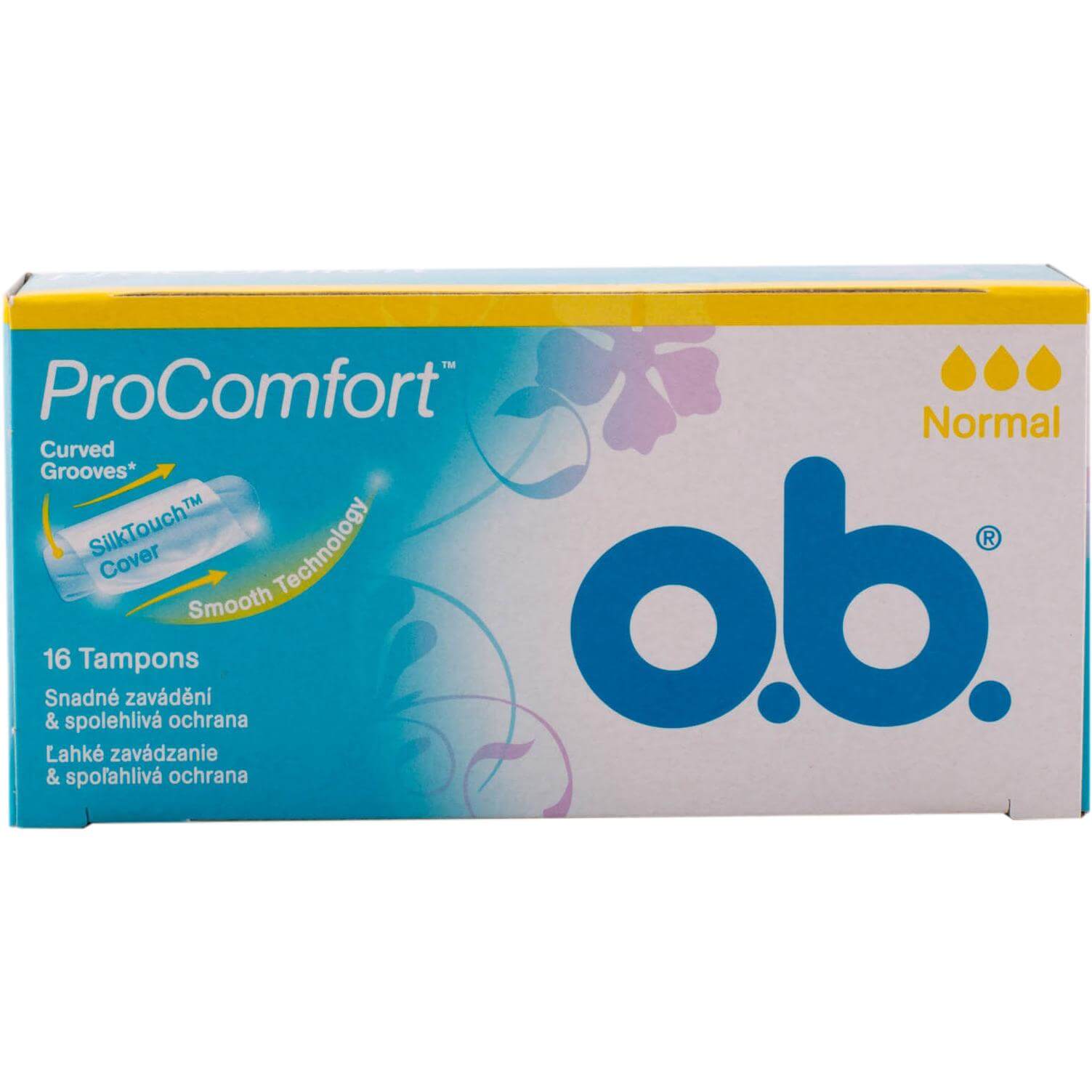 O.b. Ταμπόν Pro Comfort SilkTouch Cover Curved Normal 16τεμάχια