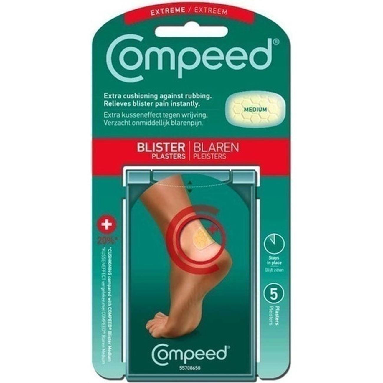 Compeed Blisters Extreme Επιθέματα για Έντονες Φουσκάλες 5τεμ