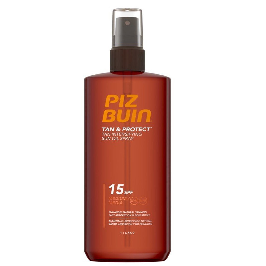 Piz Buin Tan & Protect Intensifying Sun Oil Spray Spf15 Αντηλιακό Λάδι Μαυρίσματος Χαμηλής Προστασίας 150ml
