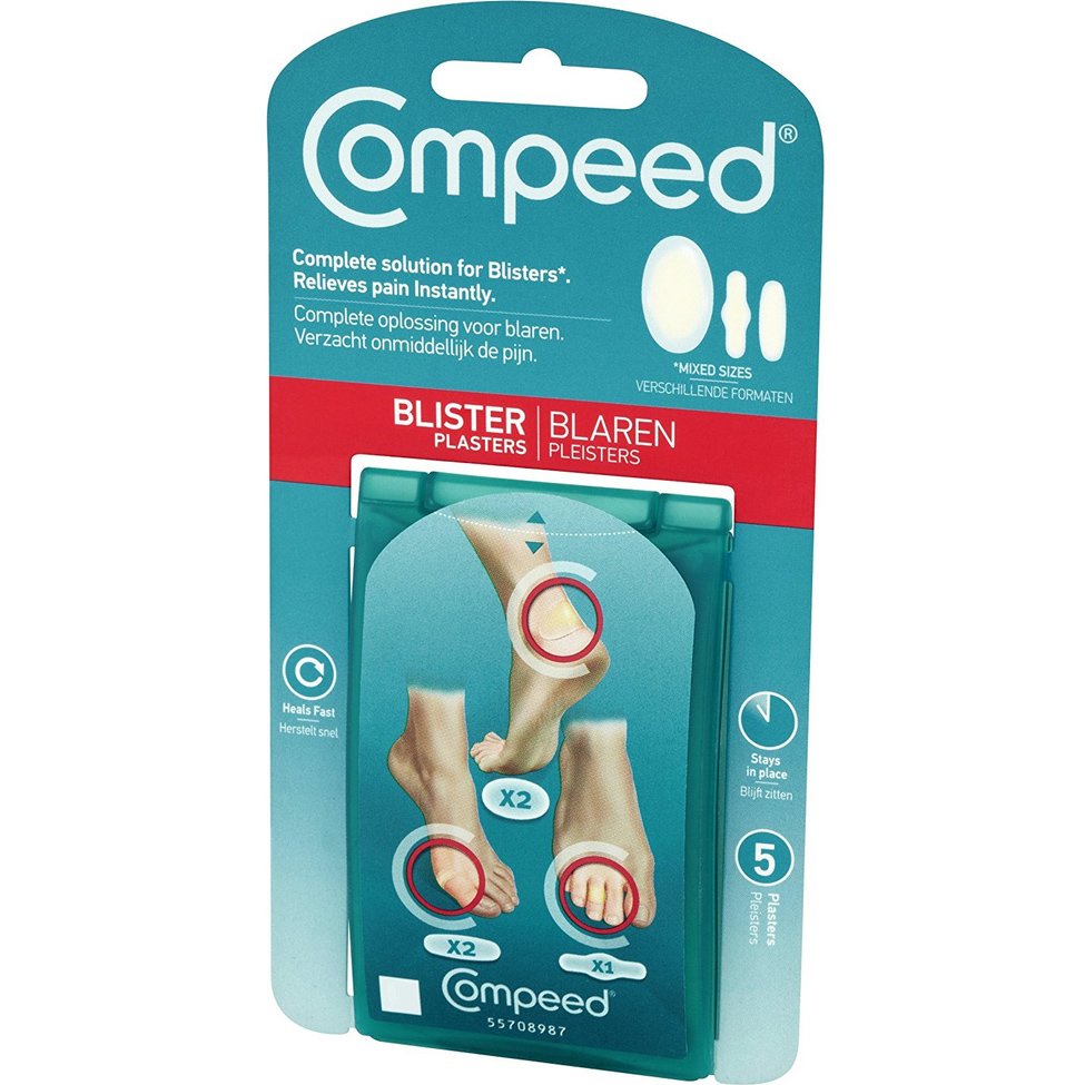 Compeed Blister Mix Επιθέματα για Φουσκάλες σε 3 Διαφορετικά Μεγέθη, 5 τεμάχια