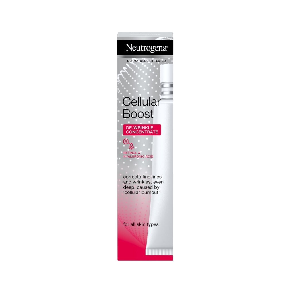 Neutrogena Celular Boost De-Wrinkle Concentrate Cream Συμπυκνωμένη Αντιρυτιδική Κρέμα Προσώπου 30ml
