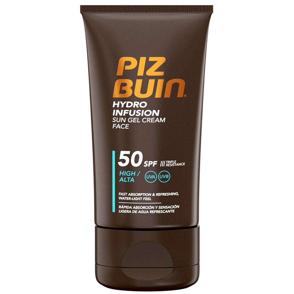 Piz Buin Hydro Infusion Sun Face Gel Cream Spf50 Ενυδατικό Αντηλιακό Προσώπου Υψηλής Προστασίας 50ml