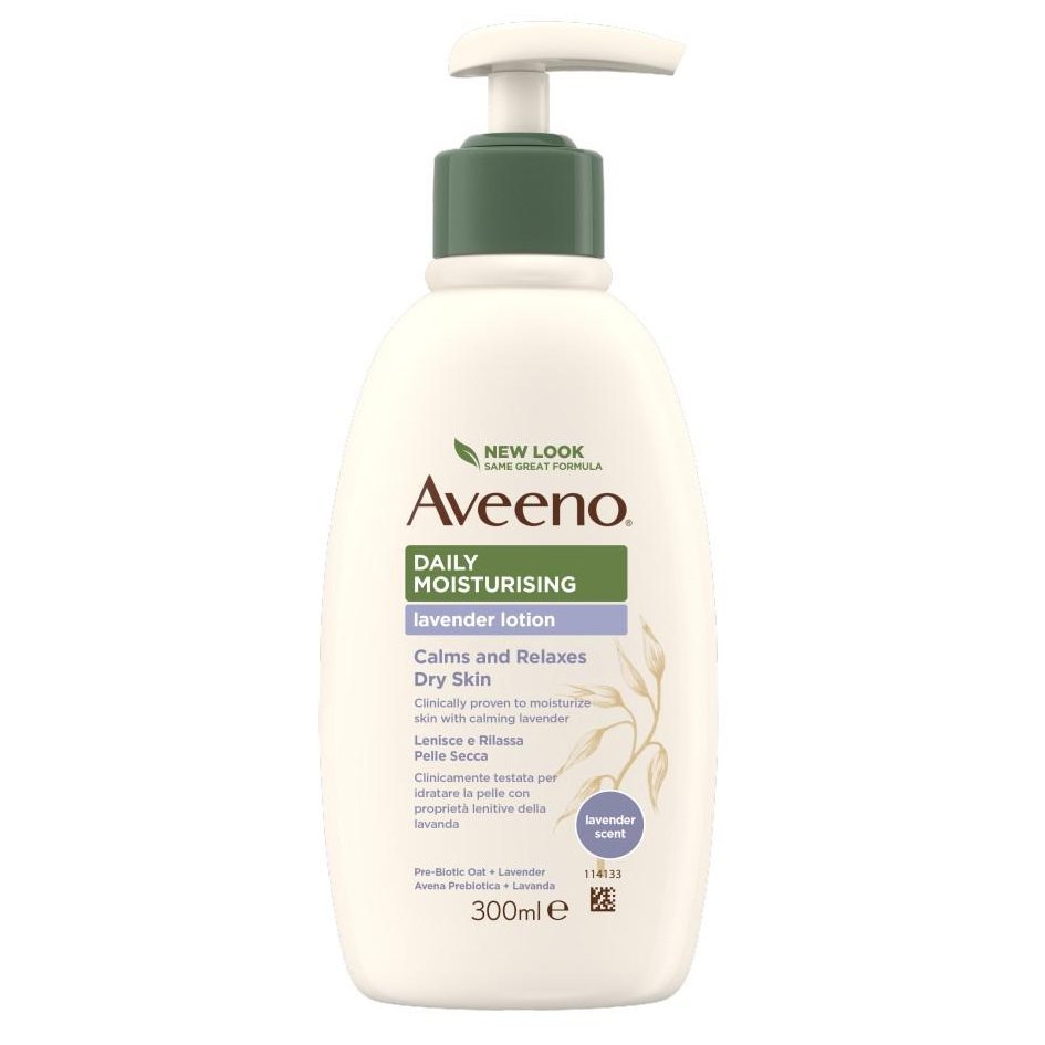 Aveeno Aveeno Daily Moisturising Lotion Ενυδατικό Γαλάκτωμα Σώματος με Άρωμα Λεβάντας 300ml