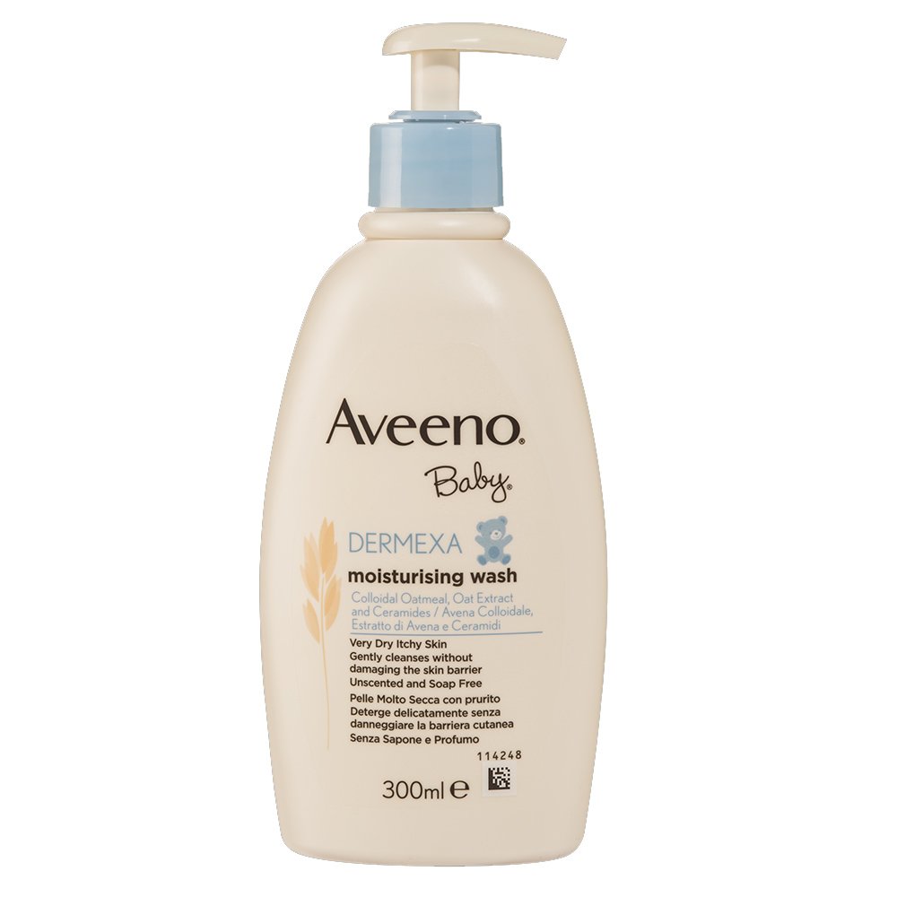 Aveeno Baby Dermexa Moisturising Wash Ενυδατικό Καθαριστικό Σώματος για Μωρά με Τάση για Ατοπία 300ml