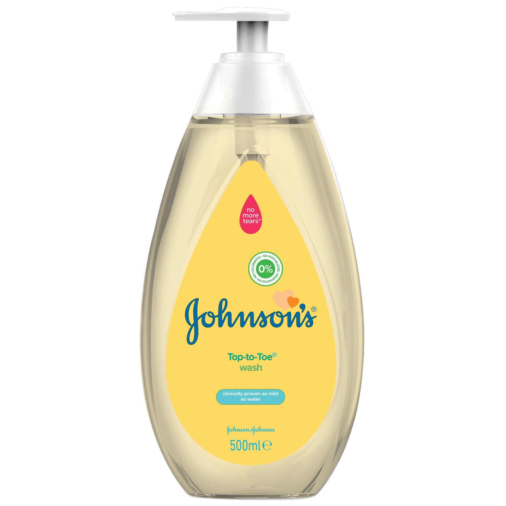 Johnson’s & Johnson’s Baby Top-to-Toe 2 σε 1 Αφρόλουτρο & Σαμπουάν 500ml