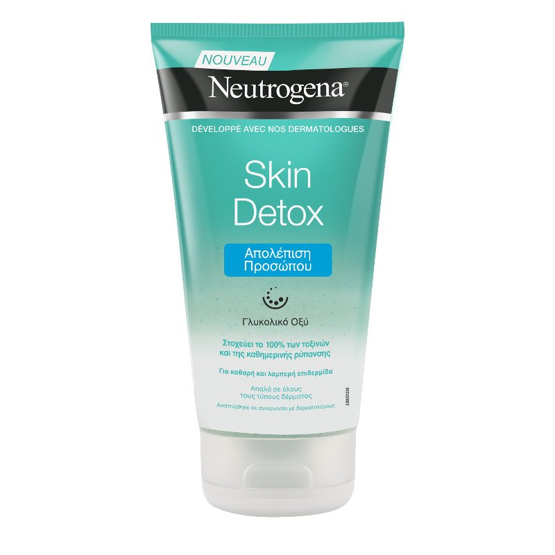 Neutrogena Skin Detox Cooling Scrub Τζελ Απολέπισης Προσώπου 150ml