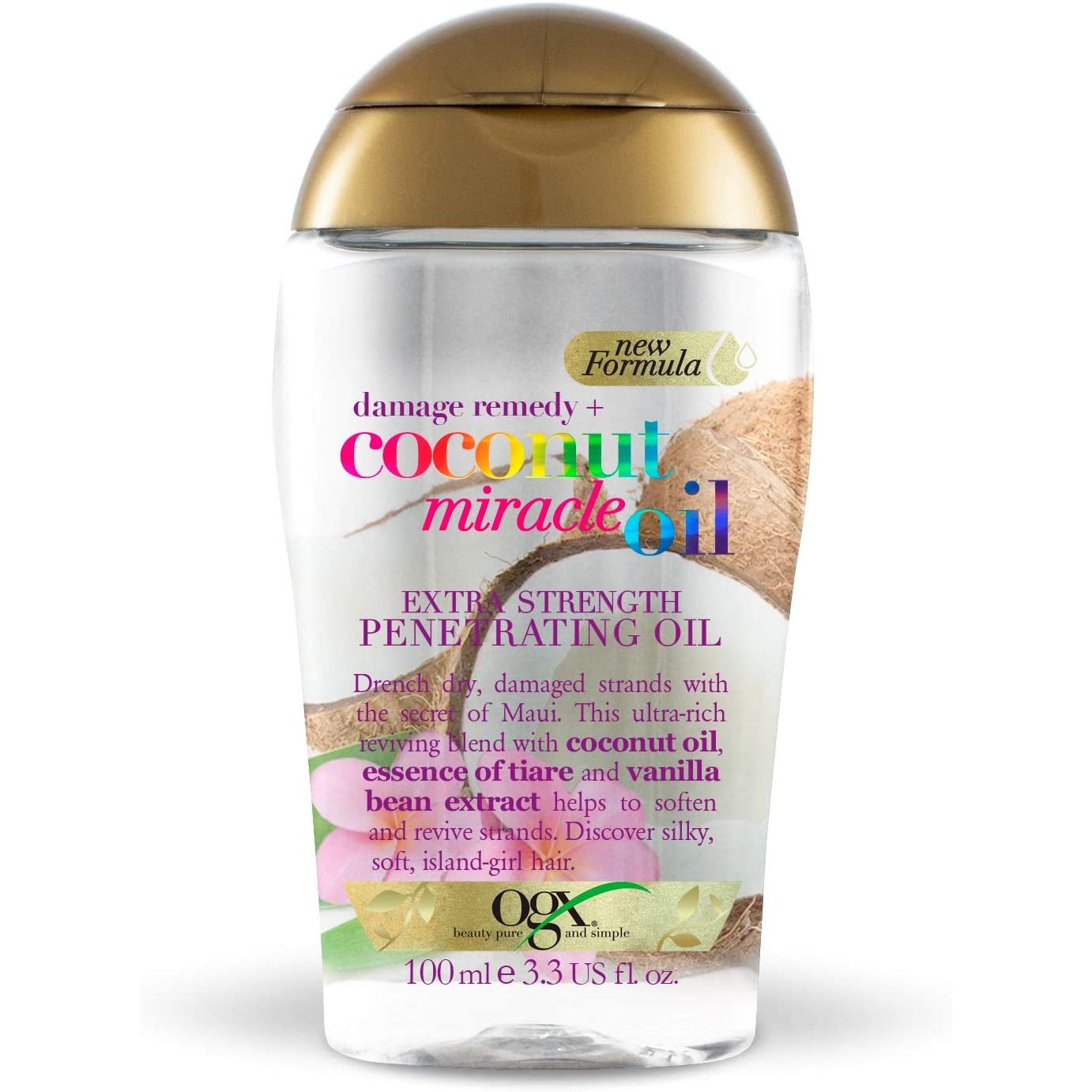 OGX Coconut Miracle Penetrating Oil Έλαιο Αποκατάστασης & Ενδυνάμωσης των Μαλλιών 100ml