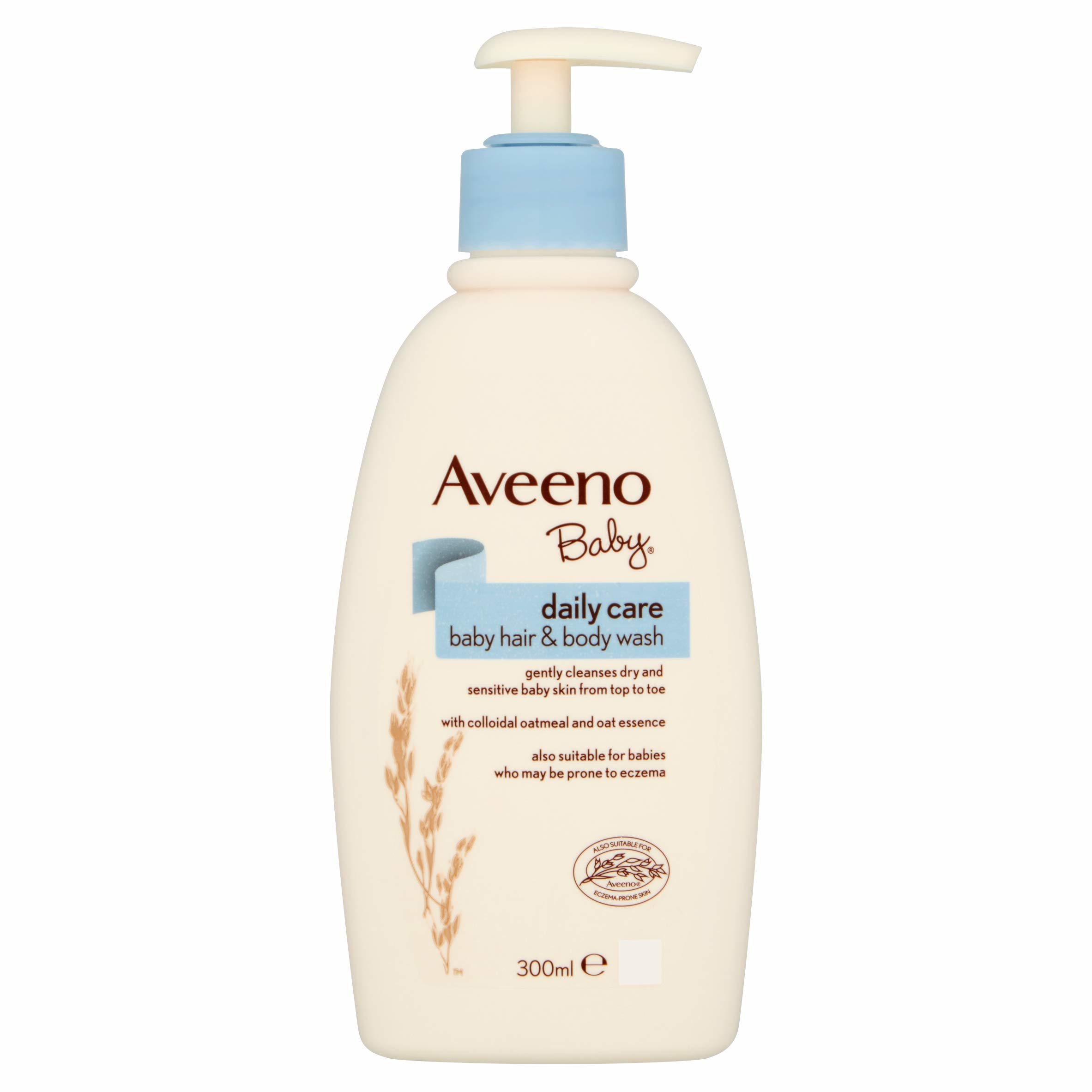 Aveeno Baby Daily Care Baby Hair & Body Wash Σαμπουάν & Αφρόλουτρο για Μωρά 300ml