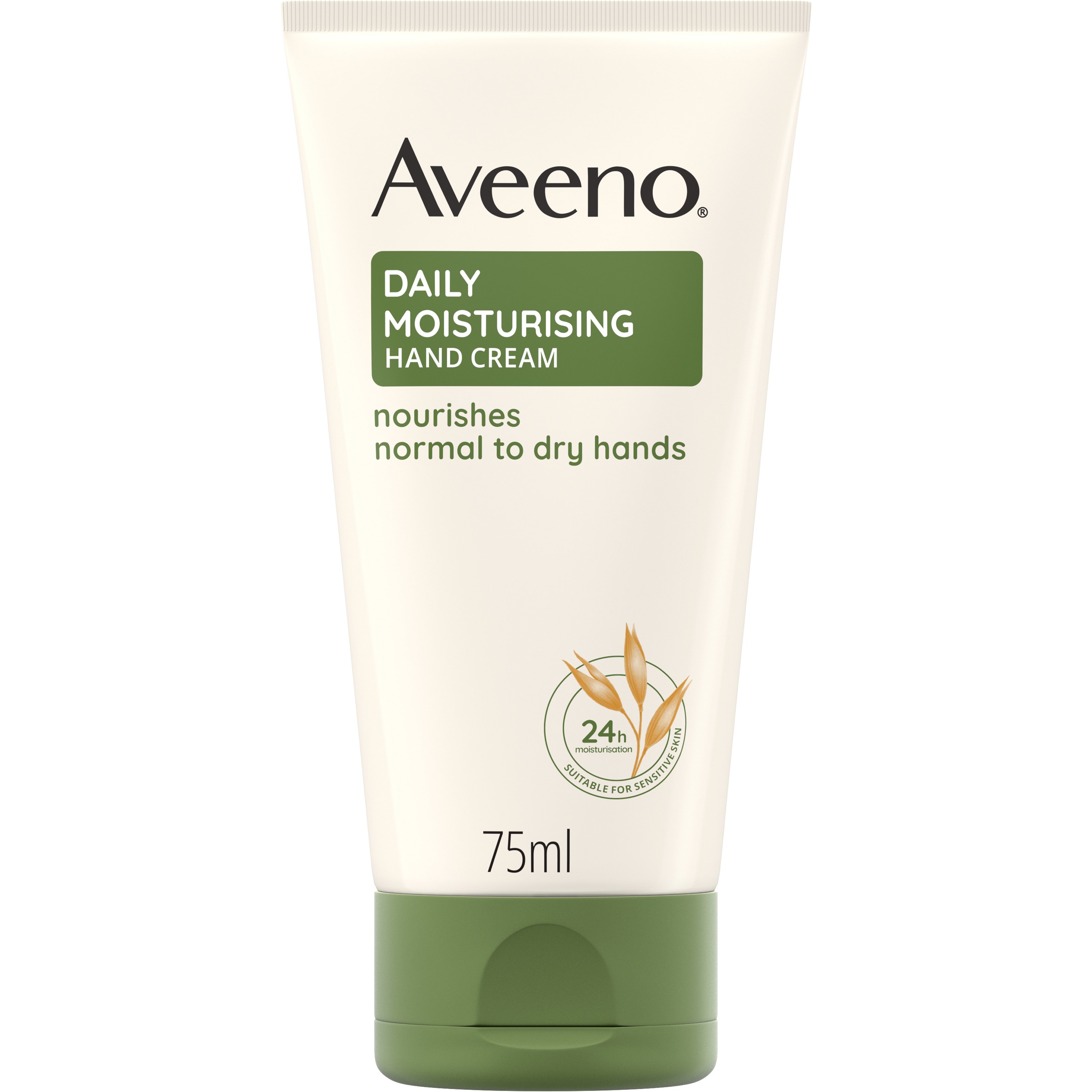 Aveeno Aveeno Daily Moisturising & Nourishes Hand Cream for Normal to Dry Hands Ενυδατική Κρέμα Χεριών για Κανονικές & Ξηρές Επιδερμίδες 75ml