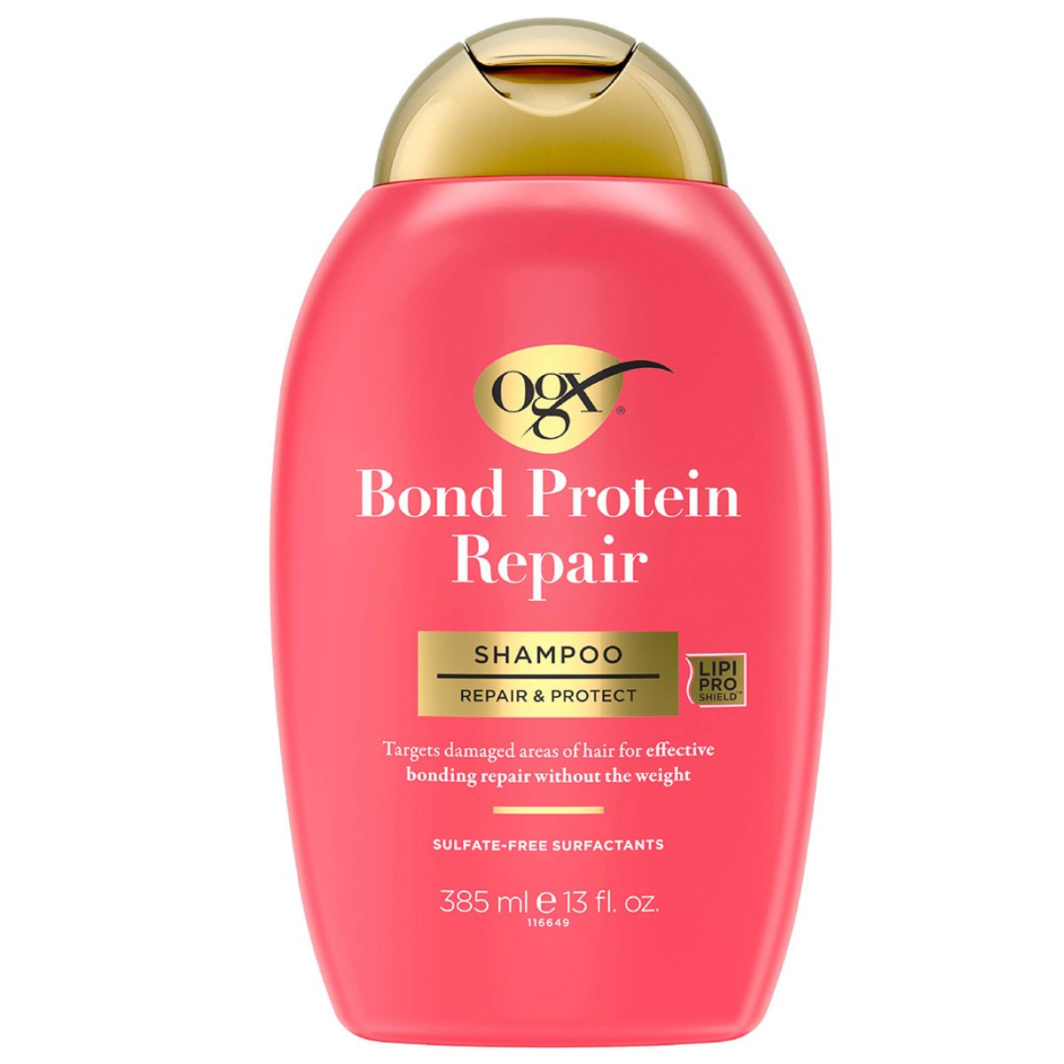 OGX OGX Bond Protein Repair & Protect Shampoo Hair Σαμπουάν Επανόρθωσης & Προστασίας των Ξηρών, Ταλαιπωρημένων Μαλλιών 385ml