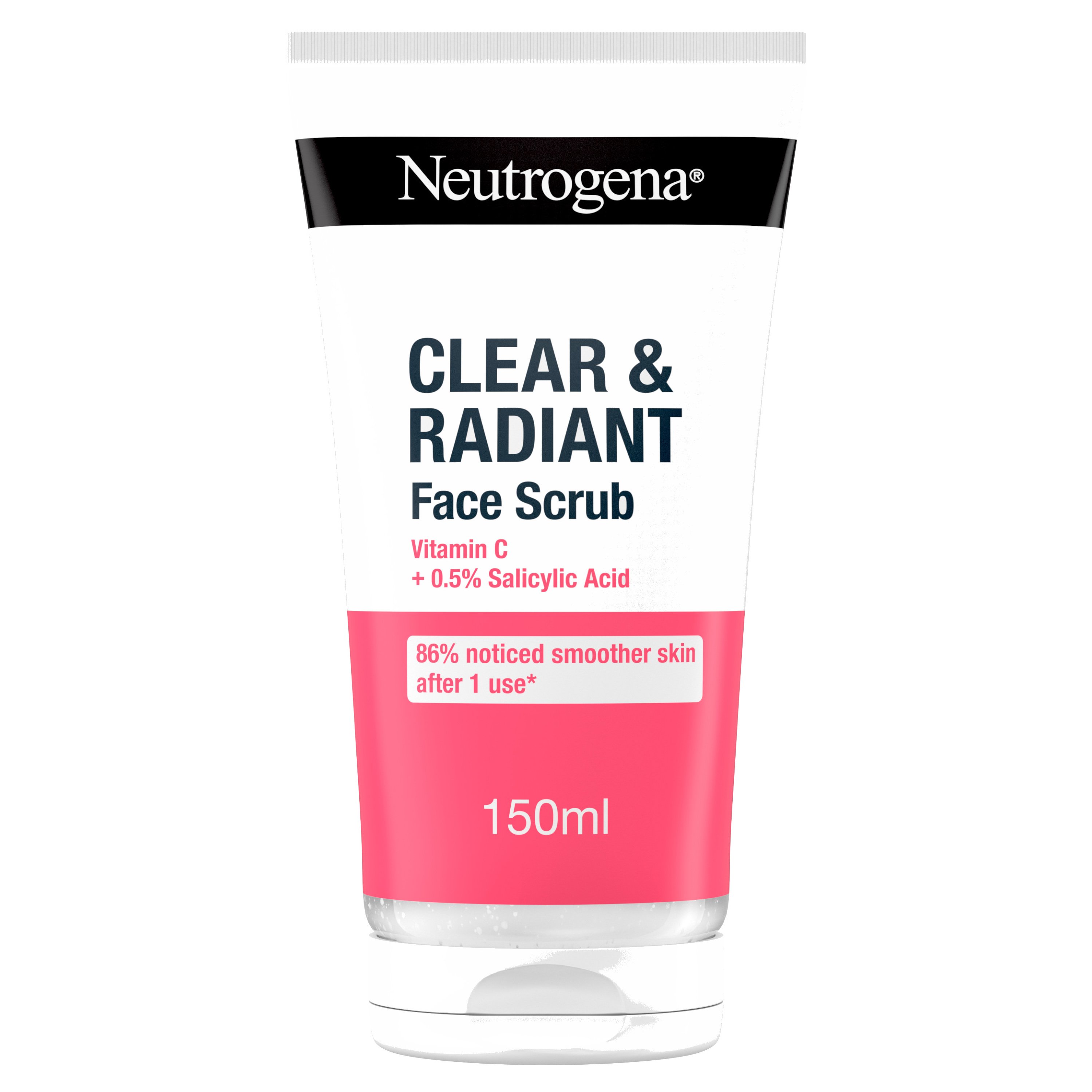 Neutrogena Neutrogena Clear & Radiant Face Scrub Απολεπιστικό Προσώπου με Βιταμίνη C & Σαλικυλικό Οξύ 150ml