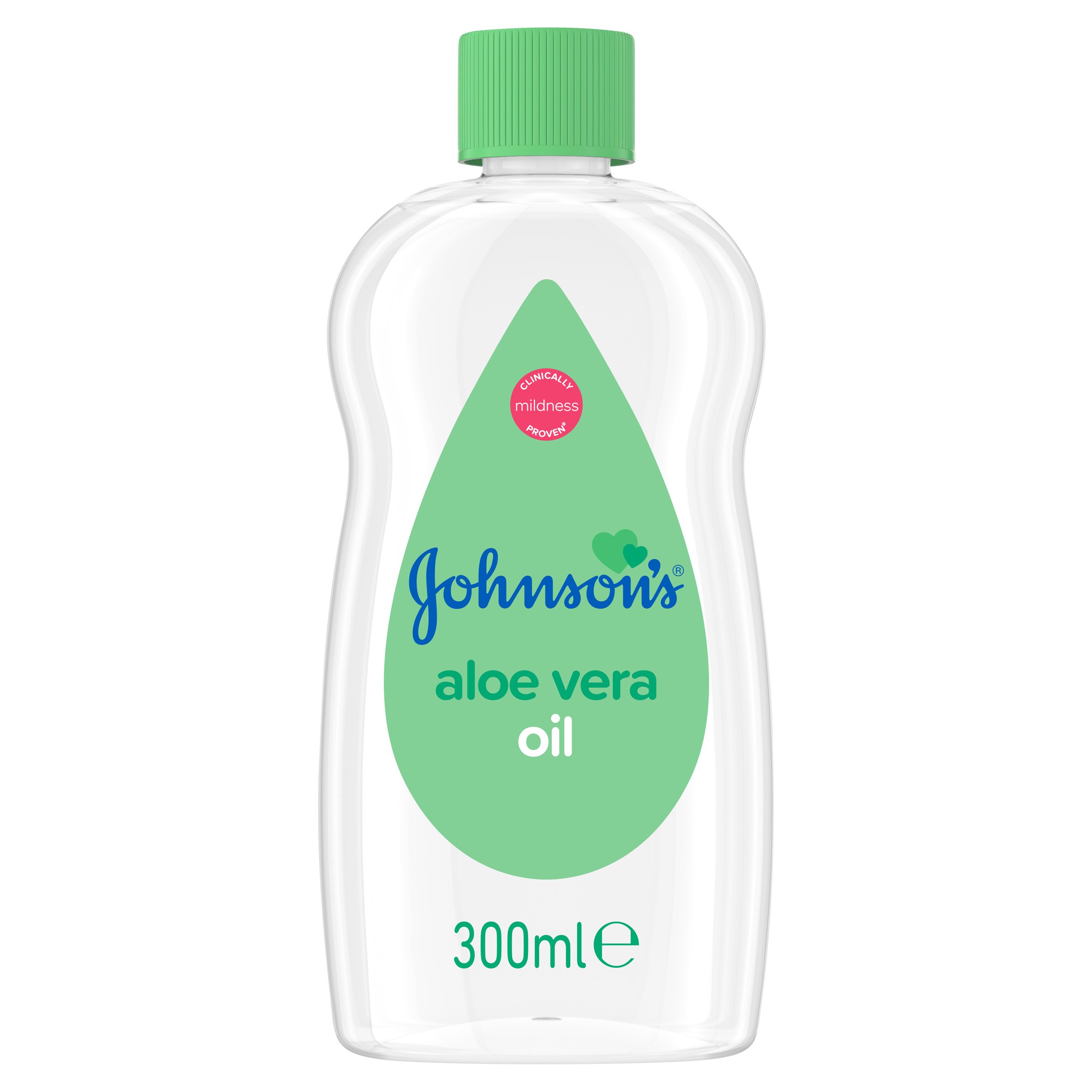 Johnsons & Johnsons Johnson's Baby Aloe Vera Oil Ενυδατικό Λάδι 300ml
