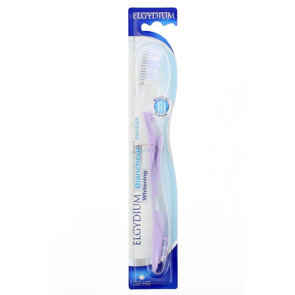 Elgydium Whitening Medium Οδοντόβουρτσα 1τμχ
