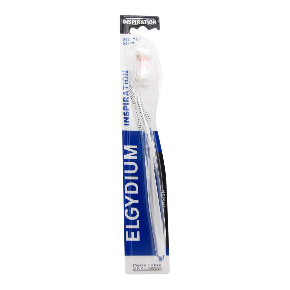 Elgydium Inspiration Soft Χειροκίνητη Μαλακή Οδοντόβουρτσα για Άνετο Καθαρισμό & στα πιο Δύσκολα Σημεία 1 Τεμάχιο – Μπλε