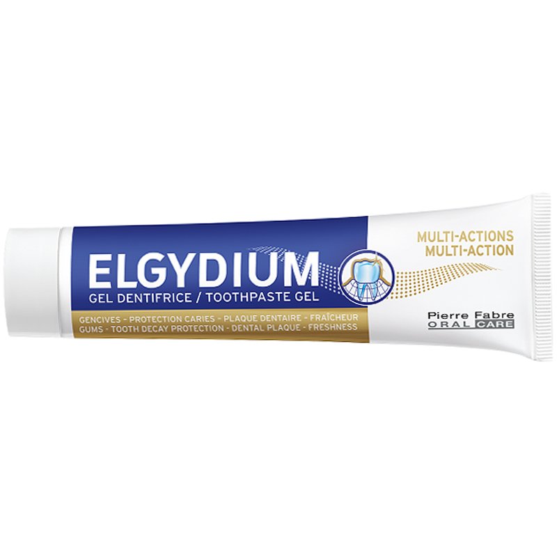 Elgydium Multi-Action Toothpaste Gel Οδοντόκρεμα για Ολοκληρωμένη Προστασία & Δροσερή Αναπνοή 75ml