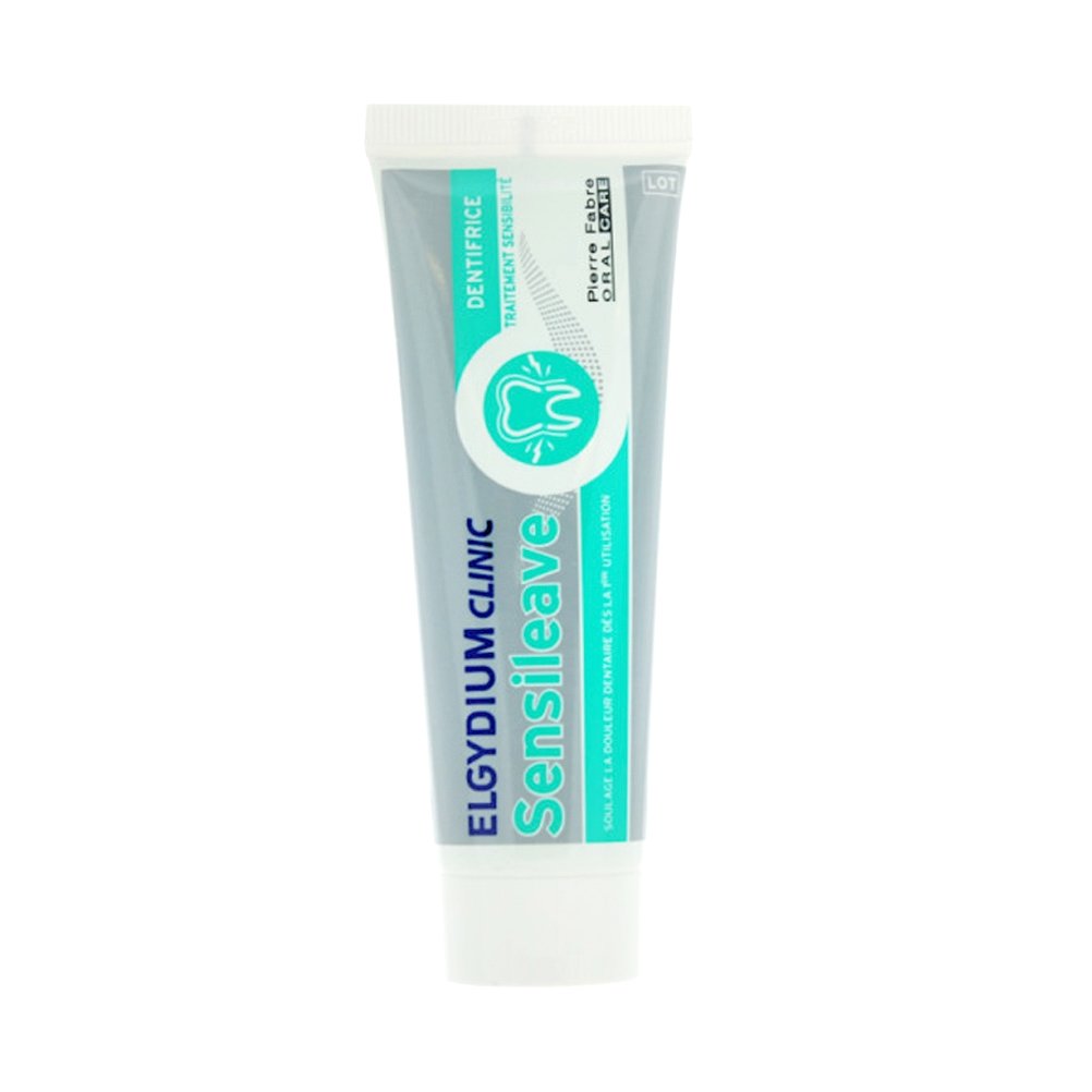 Elgydium Clinic Sensileave Toothpaste Οδοντόκρεμα για Θεραπεία της Ευαισθησίας & Μείωση του Οδοντικού Πόνου 50ml