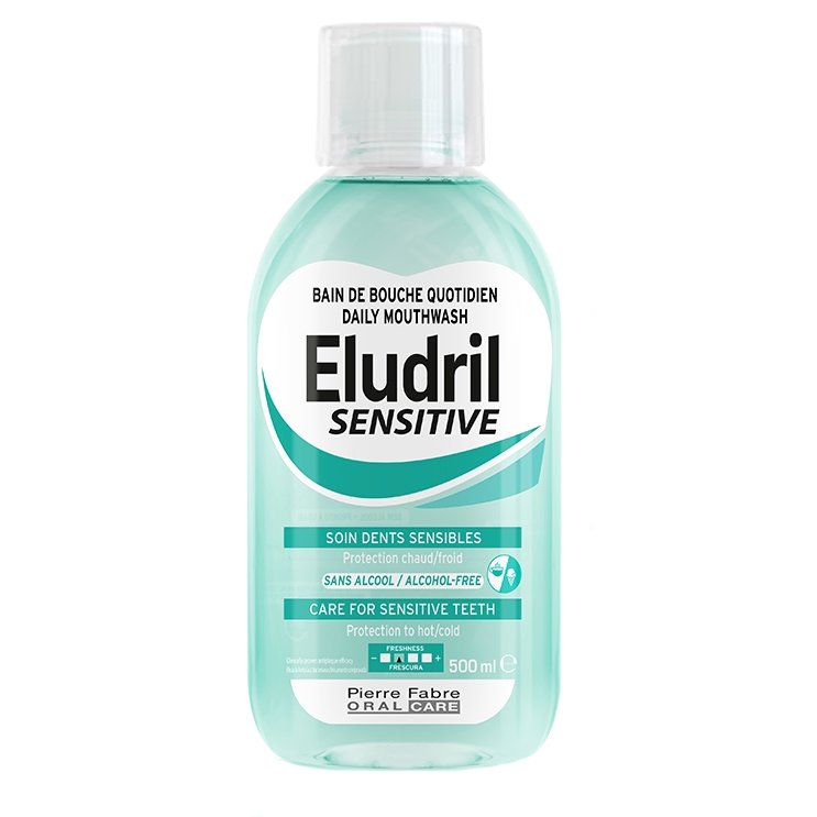 Eludril Sensitive Mouthwash for Sensitive Teeth Στοματικό Διάλυμα για Καταπράυνση των Ευαίσθητων Δοντιών 500ml