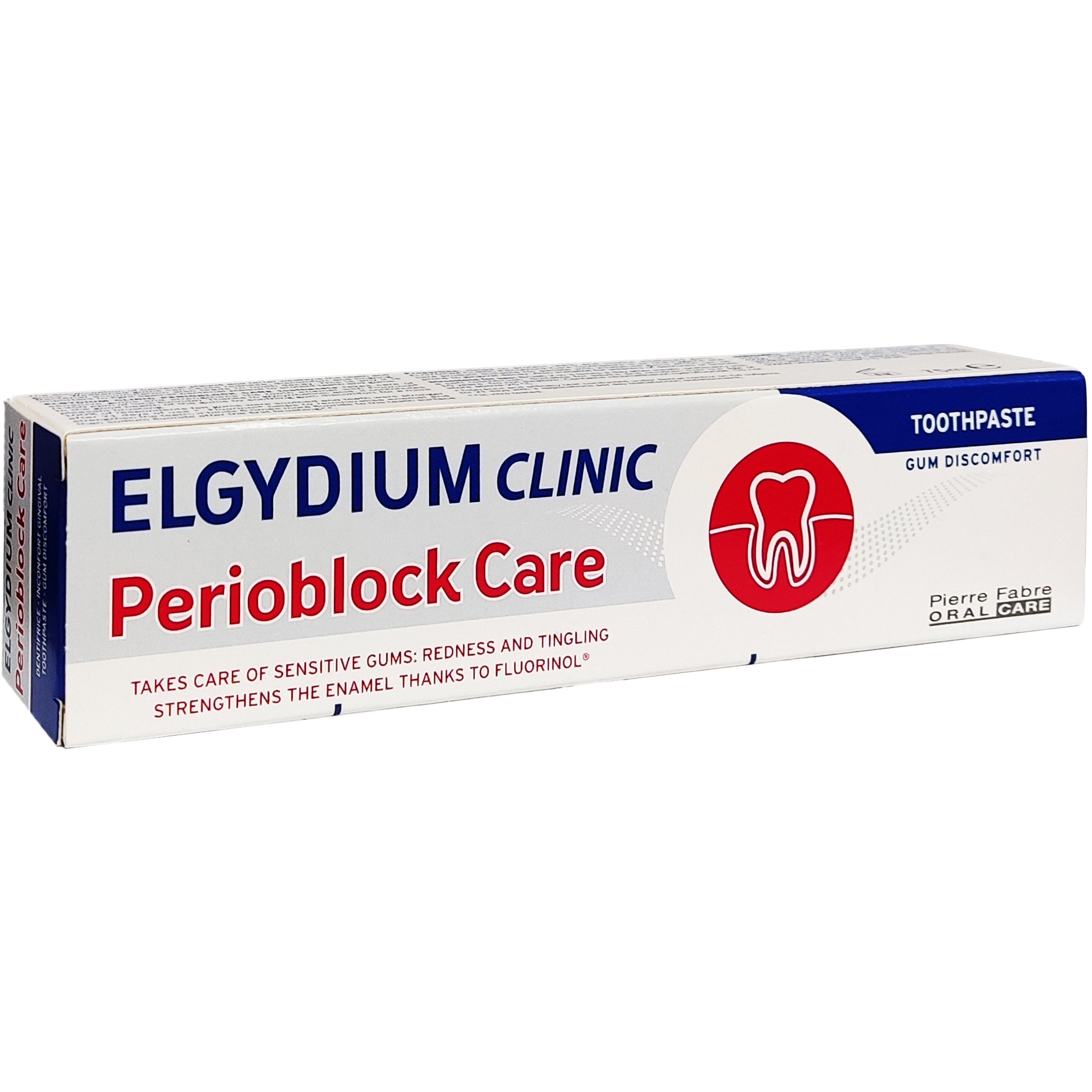 Elgydium Clinic Perioblock Care Teeth & Gums Οδοντόπαστα για τη Φροντίδα των Αδύναμων Ούλων 75ml
