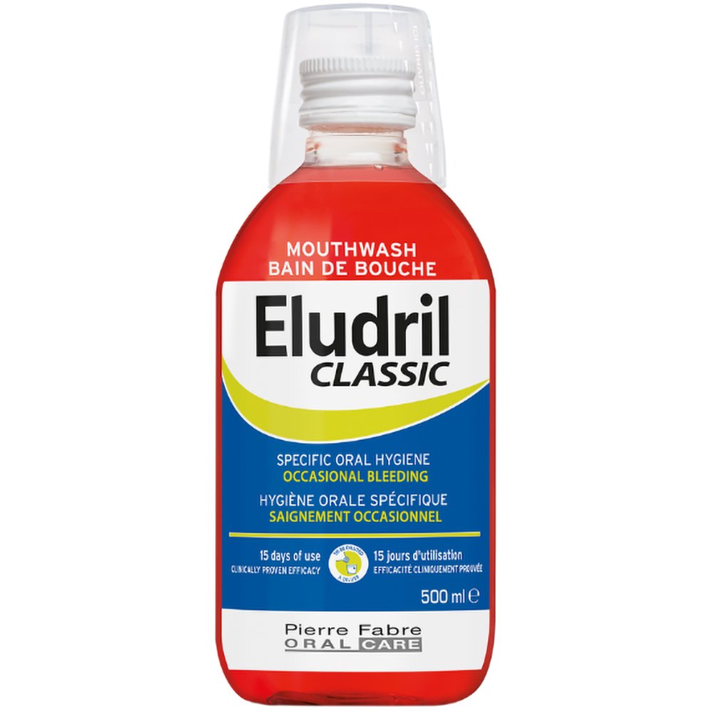 Eludril Classic Mouthwash Στοματικό Διάλυμα για Διατήρηση της Καλής Στοματικής Υγιεινής 500ml
