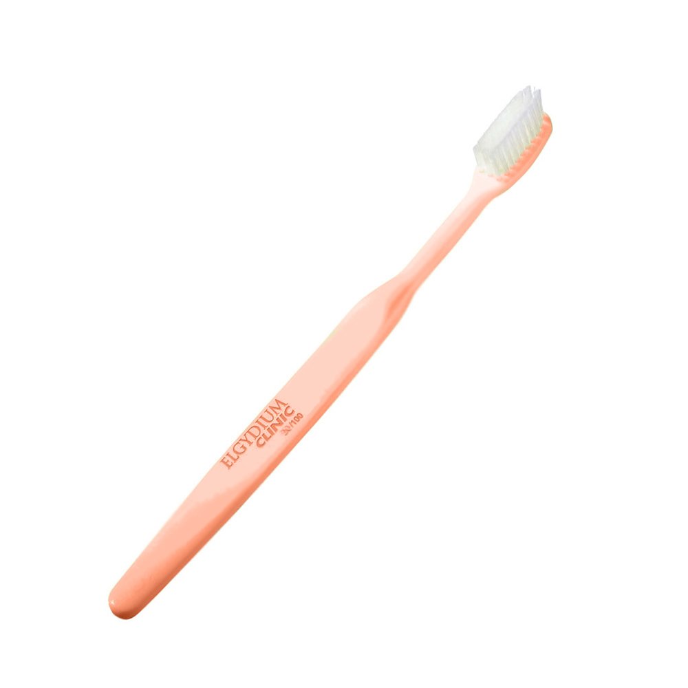 Elgydium Clinic Toothbrush 20/100 Soft Μαλακή Οδοντόβουρτσα Ειδικά Σχεδιασμένη για Μετεγχειρητική Φροντίδα, Περιοδοντίτιδα & για Ευαίσθητα Ούλα 1 Τεμάχιο – Πορτοκαλί