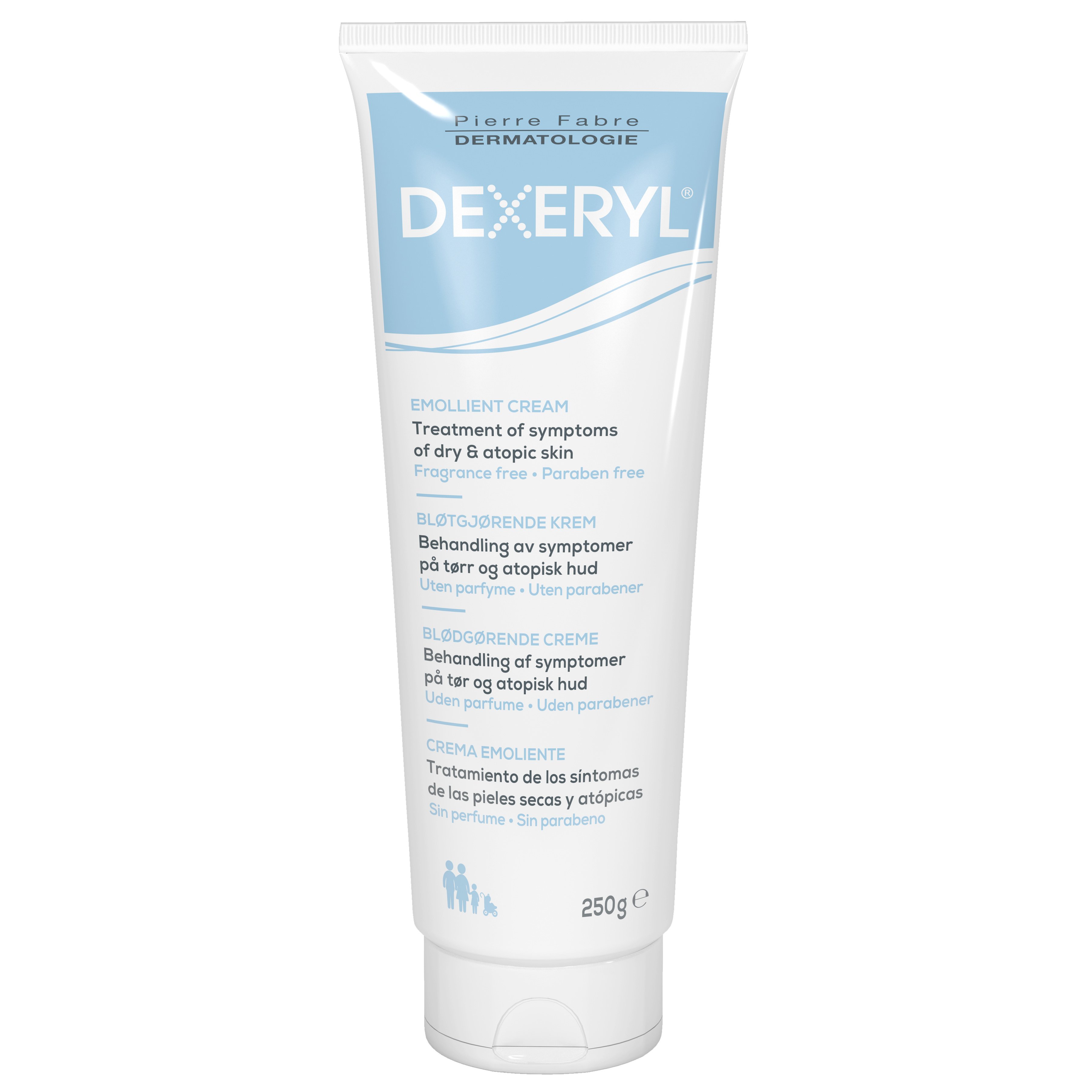 Dexeryl Emollient Cream Μαλακτική Κρέμα για Πολυ Ξηρό Δέρμα 250gr