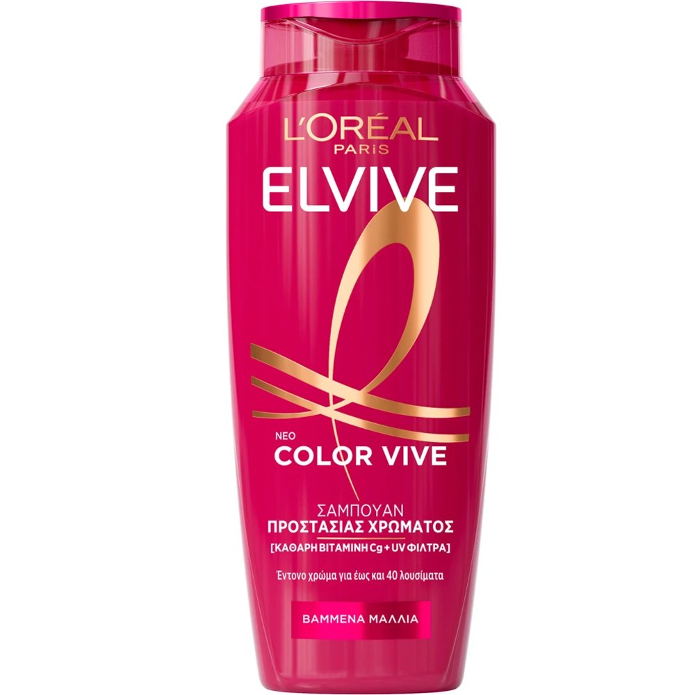 Loreal Paris L'Oreal Paris Elvive Color Vive Shampoo Σαμπουάν Περιποίησης για Βαμμένα Μαλλιά με Εκχύλισμα Παιώνιας 400ml
