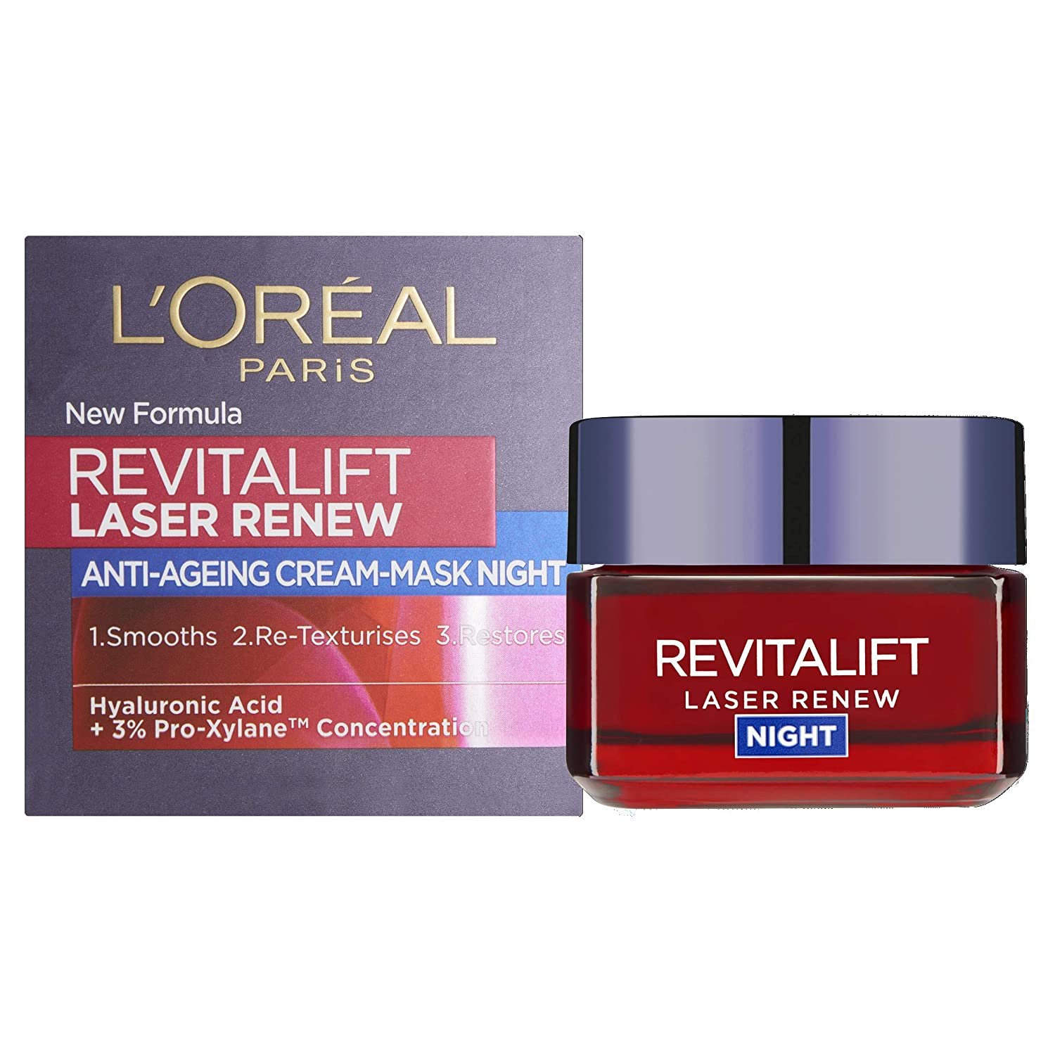 L’oreal Paris Revitalift Laser Renew Night Cream Αντιγηραντική Κρέμα Νύχτας 50ml