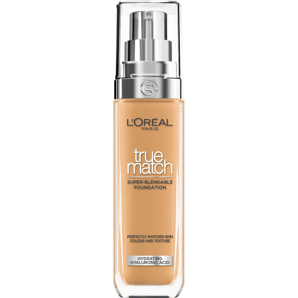 L'Oreal Paris True Match Foundation Υγρό Make up που Καλύπτει τις Ατέλειες, Περιποιείται & Φροντίζει την Επιδερμίδα 30ml - 6.5D / 6.5W Warm