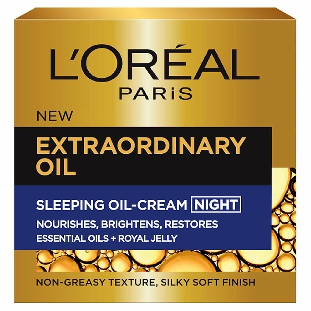 L’Oréal Paris Extraordinary Oil Sleeping Cream Κρέμα-Μάσκα Νύχτας 50ml