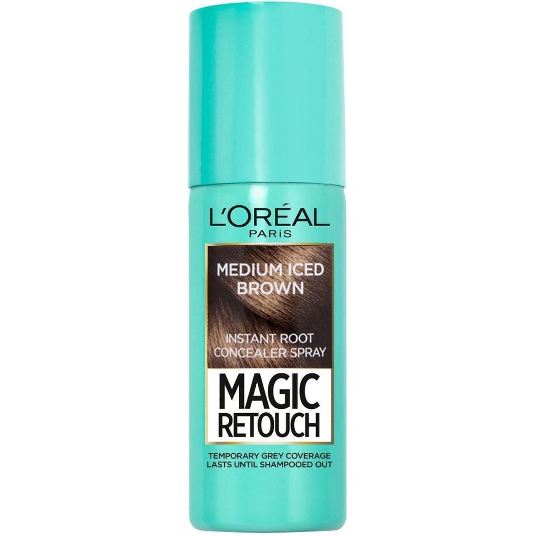 Loreal Paris L'oreal Paris Magic Retouch Spray Κάλυψης Λευκών Ριζών Καστανό Ψυχρό 75ml - 7 Medium Iced Brown