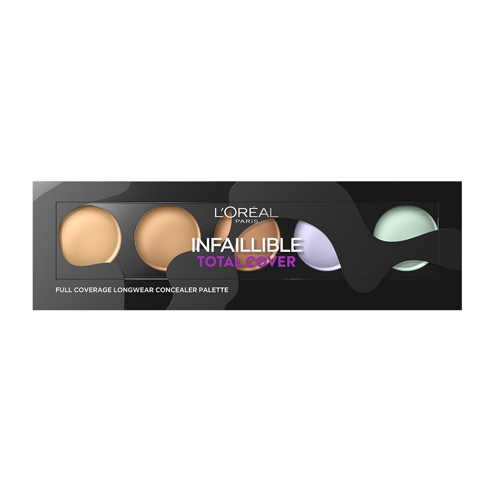 L’oreal Paris Infallible Concealer Palette Διορθώνει το Χρώμα και Εξουδετερώνει τις Ατέλειες 10gr