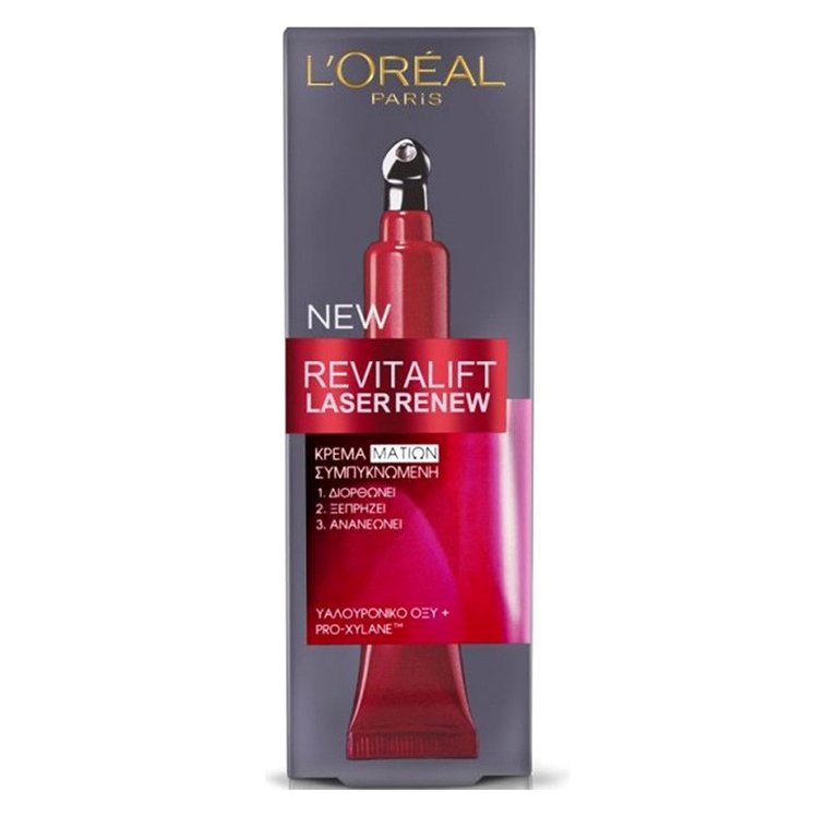 LOreal Paris Revitalift Laser Ματιων με Υαλουρονικό Οξύ & Proxylane 15ml