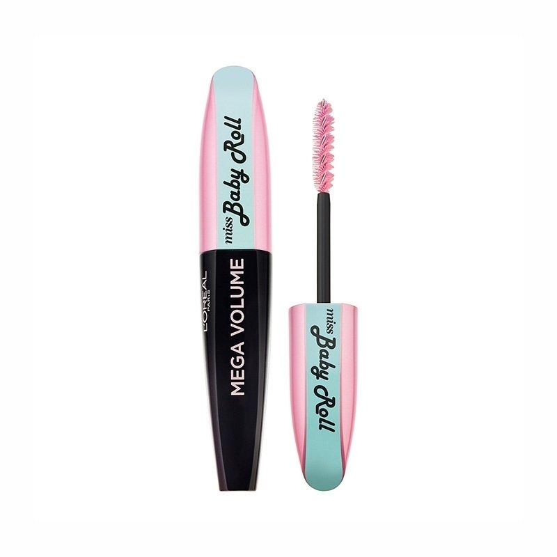 L’oreal Paris Mega Volume Miss Baby Roll Μάσκαρα με Βουρτσάκι Σιλικόνης για Έντονη Καμπύλη 9ml