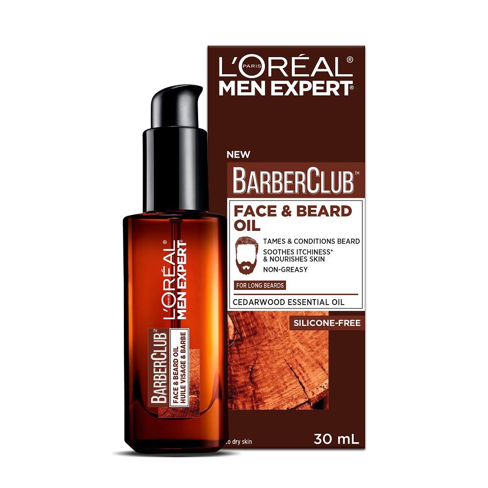 L’oreal Paris Men Expert BarberClub Face & Beard Oil Ενυδατικό, Καταπραϋντικό Έλαιο για Πρόσωπο & Μούσια 30ml