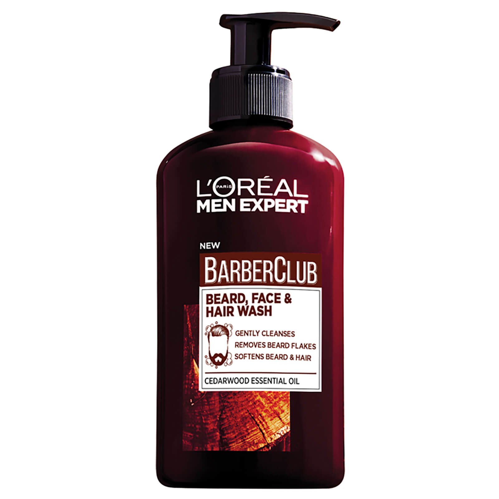 L’oreal Paris Men Expert BarberClub Beard, Face & Hair Wash Καθαρισμός 3 σε 1 για Μούσια, Πρόσωπο & Μαλλιά 200ml