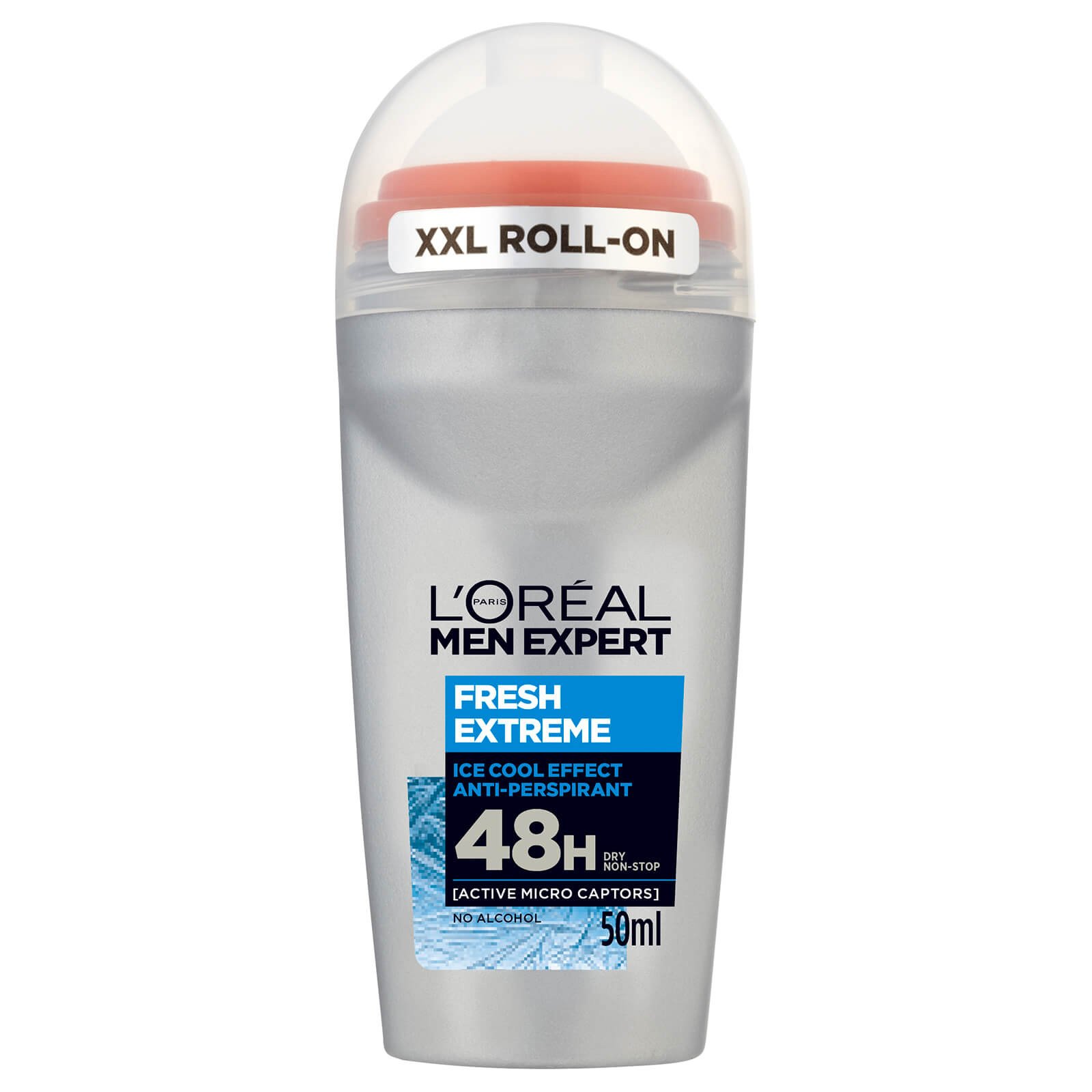 L’oreal Paris Men Expert Fresh Extreme Roll-On Ανδρικό Αποσμητικό με 48ωρη Ολική Προστασία για Στεγνή Επιδερμίδα 50ml