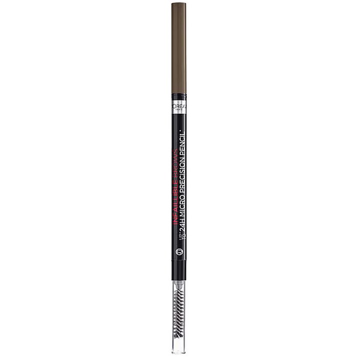 L'Oreal Paris Infaillible Brows Micro Precision Pencil 1 Τεμάχιο Εξαιρετικά Λεπτό Μηχανικό Μολύβι Φρυδιών - 1.0 Ebony