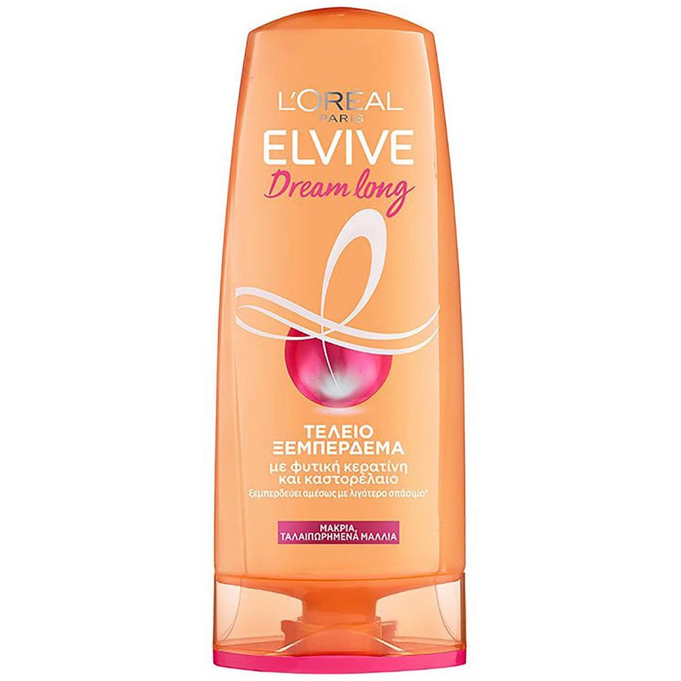 Loreal Paris L'oreal Paris Elvive Dream Long Conditioner Μαλακτική Κρέμα Μαλλιών με Κερατίνη & Καστορέλαιο για Τέλειο Ξεμπέρδεμα στα Μακριά Μαλλιά 300ml
