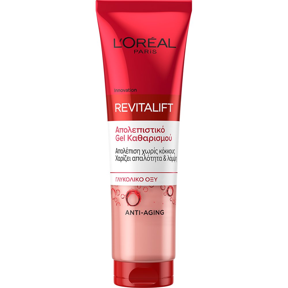 Loreal Paris L'Oreal Paris Revitalift Glycolic Resurfacing Gel Wash Cleanser Απολεπιστικό Gel Καθαρισμού Προσώπου με Γλυκολικό Οξύ για Απαλή & Λαμπερή Επιδερμίδα 150ml