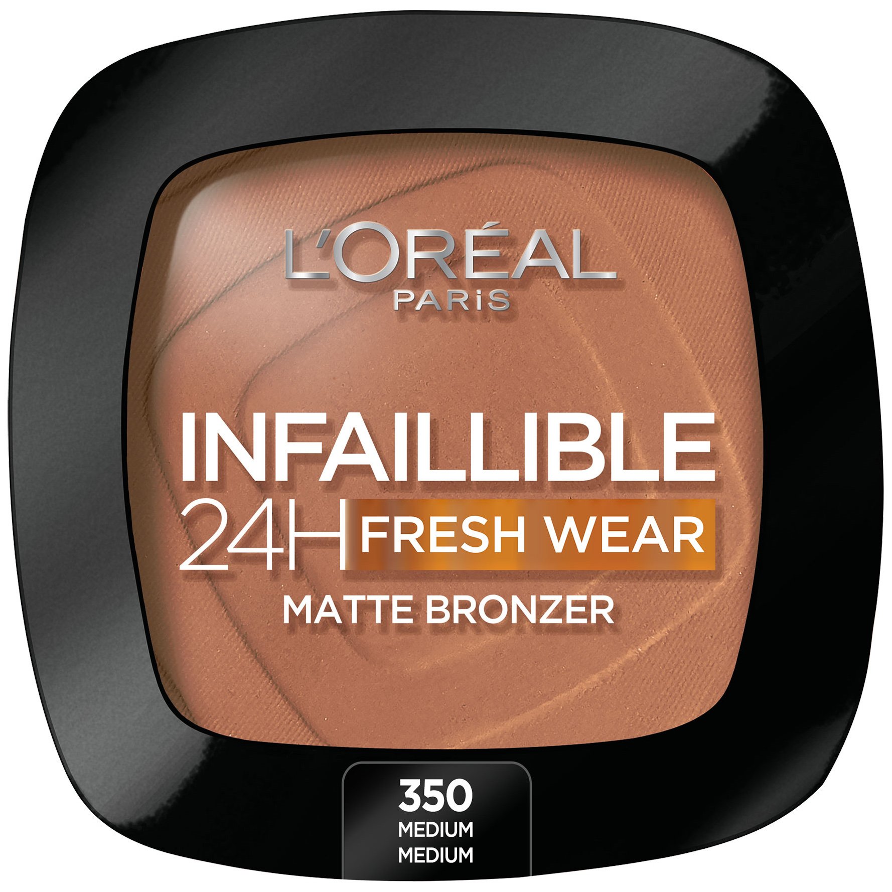 L’oreal Paris Infaillible 24H Fresh Wear Matte Bronzer Πούδρα για Χρυσαφένιο Χρώμα & Ματ Αποτέλεσμα με 24ωρη Διάρκεια 9g – 350 Medium