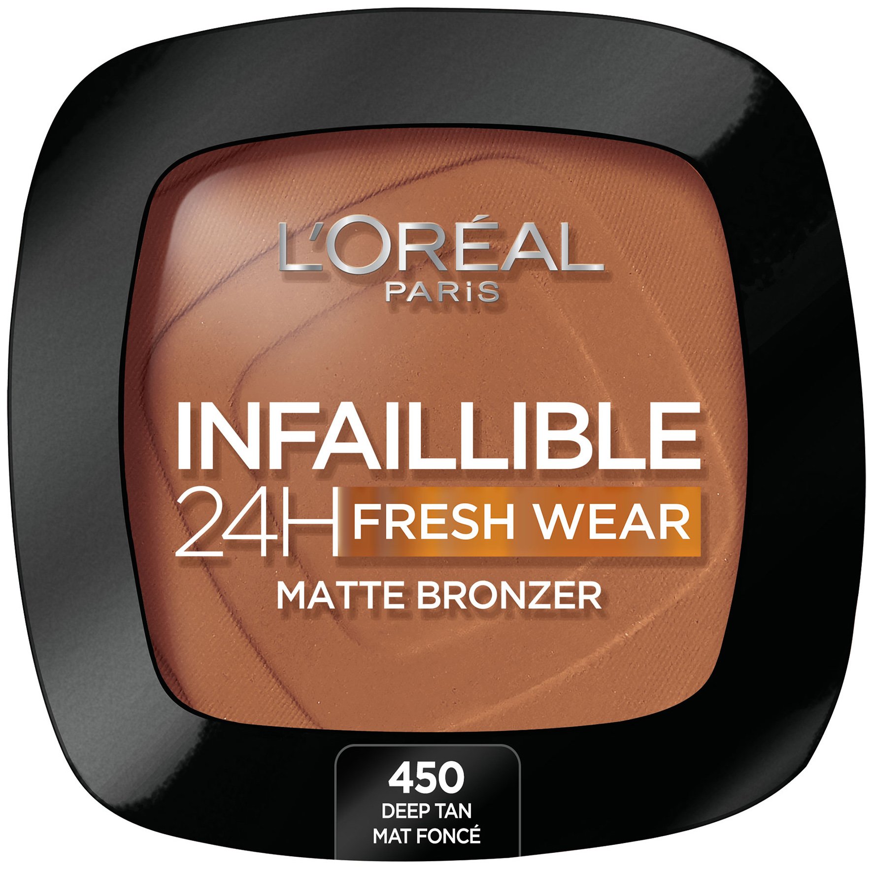 L’oreal Paris Infaillible 24H Fresh Wear Matte Bronzer Πούδρα για Χρυσαφένιο Χρώμα & Ματ Αποτέλεσμα με 24ωρη Διάρκεια 9g – 450 Deep Tan
