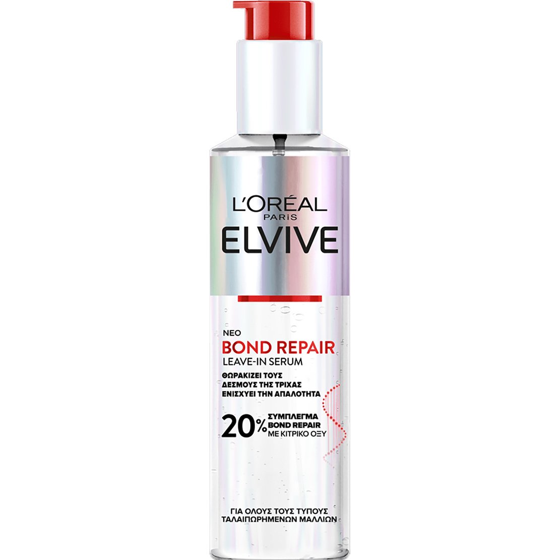 L’oreal Paris Elvive Bond Repair Rescue Leave-In Serum Ορός Μαλλιών για Άμεση Επανόρθωση 150ml