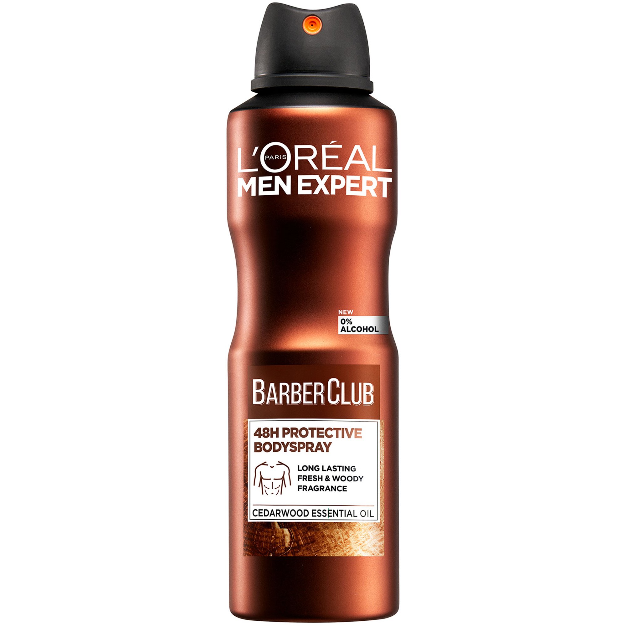 L’oreal Paris Men Expert Mex Barber Club 48h Protective Body Spray Ανδρικό Αποσμητικό Spray Σώματος με Αιθέριο Έλαιο Κέδρου για 48ωρη Προστασία 150ml