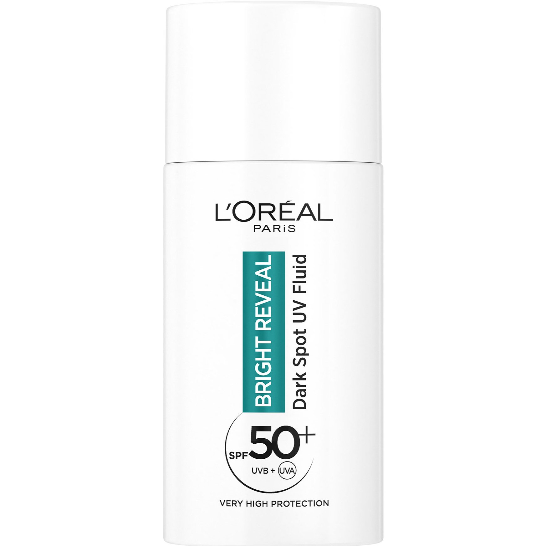 Loreal Paris L'oreal Paris Bright Reveal Dark Spot UV Fluid Spf50+ Αντηλιακή Κρέμα Προσώπου Πολύ Υψηλής Προστασίας με Νιασιναμίδη Κατά των Σκούρων Κηλίδων 50ml