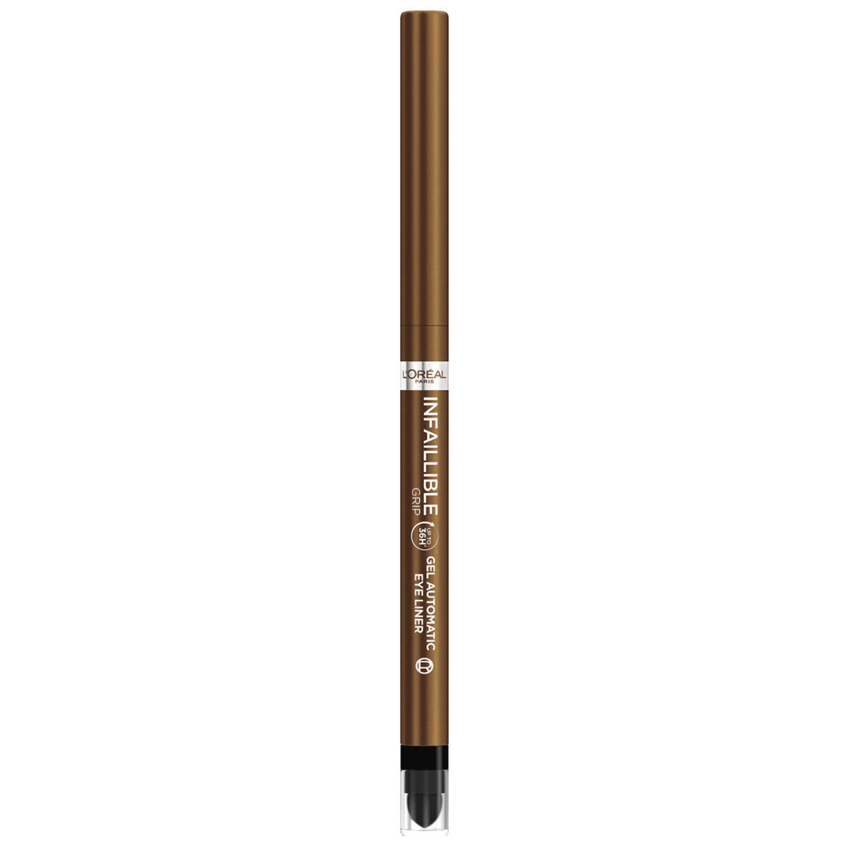 L'Oreal ​​​​​​​Paris Infaillible Grip Gel Automatic Eye Liner Μολύβι Ματιών σε Μορφή Gel με Διάρκεια Έως & 36 Ώρες 1 Τεμάχιο - 12 Bronzed Espresso